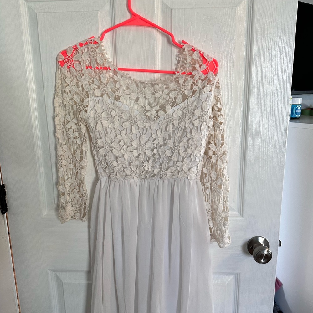 Club L Lace Bridal Shower/Rehearsal Dress